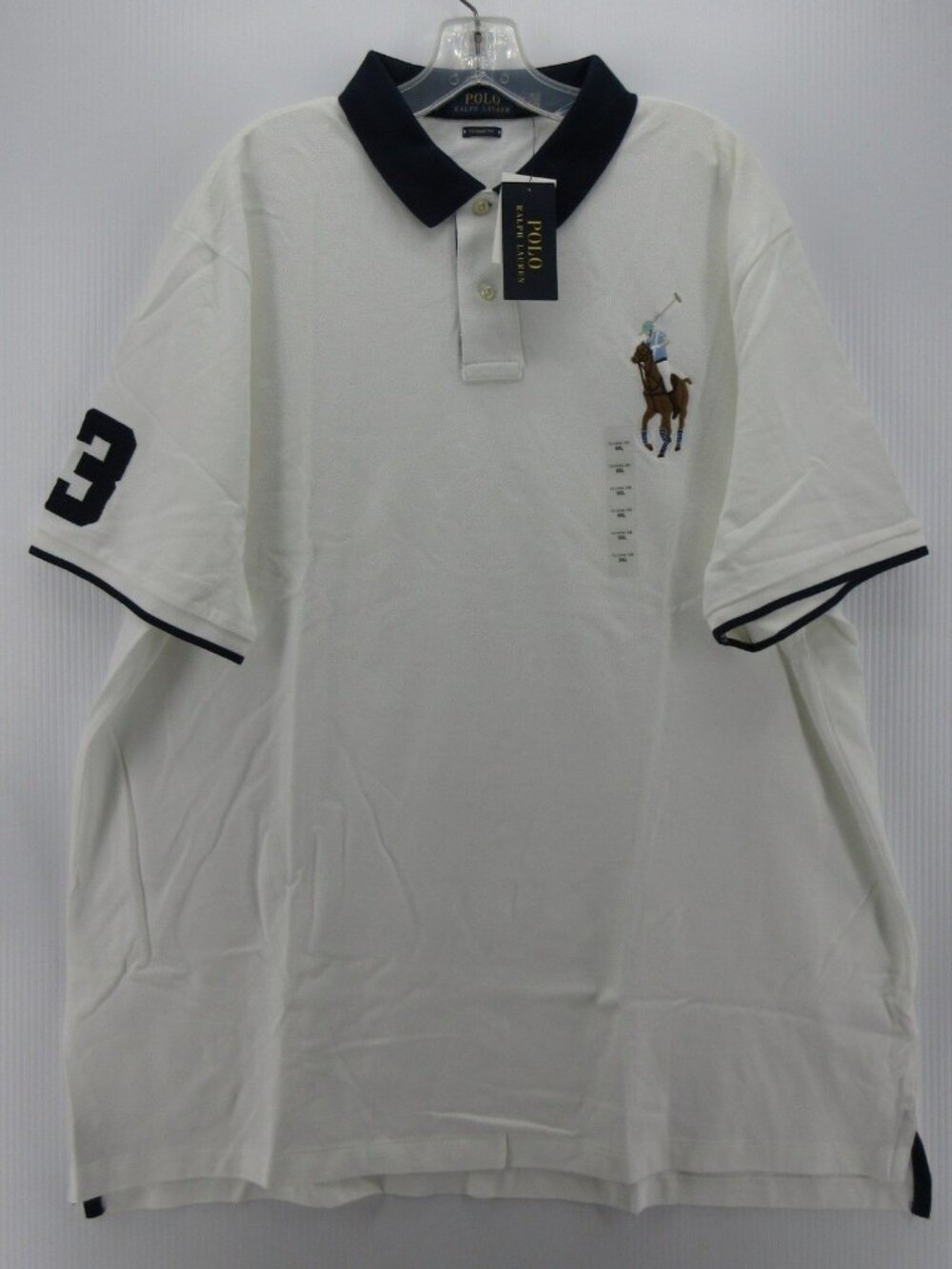 Polo Ralph Lauren Polo Shirt XXL Big Pony 3 Golf Classic Fit Pullover
